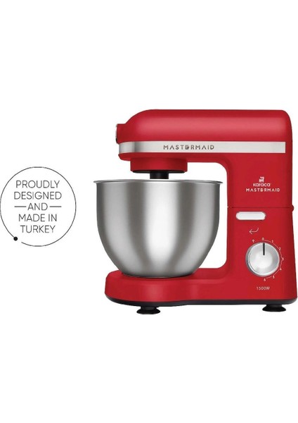 Mastermaid Chef Stand Mikser 1500W Güçlü Motor - 5 Lt Geniş Hazne - Paslanmaz Çelik indirimleri