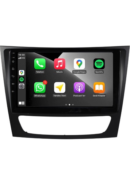 Mercedes E E Class W211 - Araç Multimedya Ekran - 2gb 32GB - S - Black - 2002 - 2009 - 9 Inch - Hıgh Sound - Vsr