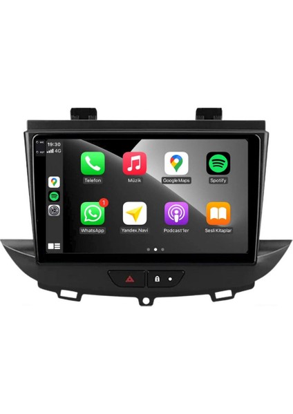 Opel Grandland / Crossland - Araç Multimedya Ekran - 2gb 32GB - S - Black - 2016 - 2020 - 9 Inch - Hıgh Sound - Vsr