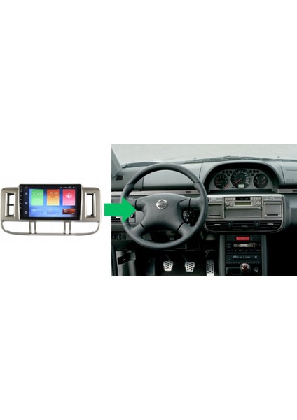 Nissan x - Trail - Araç Multimedya Ekran - 2gb 32GB - S - Gri - 2002 - 2004 - 9 Inch - Hıgh Sound - Vsr