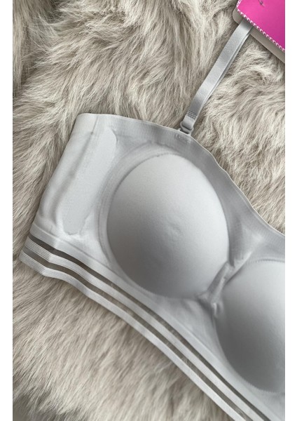 Lazer Kesim Desteksiz Balensiz Çıkarılabilen Pedli Sütyen F.k. 1240