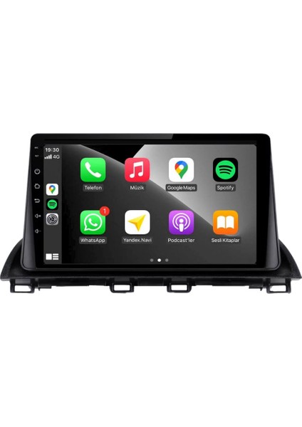 Mazda Axela - Araç Multimedya Ekran - 2gb 32GB - S - Black - 2013 - 2017 - 9 Inch - Hıgh Sound - Vsr