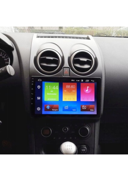 Nissan Qashqai - Araç Multimedya Ekran - 2gb 32GB - Old - Black - 2007 - 2013 - 9 Inch - Hıgh Sound - Vsr