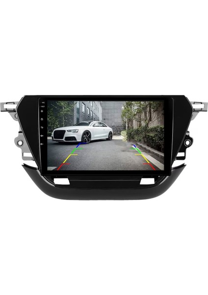 Opel Corsa F - Araç Multimedya Ekran - 2gb 32GB - S - Piano Black - 2019 - 2023 - 9 Inch - Hıgh Sound - Vsr
