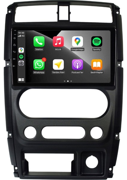 Suzuki Jimny - Araç Multimedya Ekran - 2gb 32GB - S - Black - 2006 - 2017 - 9 Inch - Hıgh Sound - Vsr