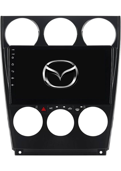 Mazda Mazda 6 - Araç Multimedya Ekran - 2gb 32GB - S - Piano Black - 2004 - 2012 - 9 Inch - Hıgh Sound - Vsr