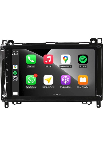 Mercedes B200 - Araç Multimedya Ekran - 2gb 32GB - S - Black - 2005 - 2011 - 9 Inch - Hıgh Sound - Vsr