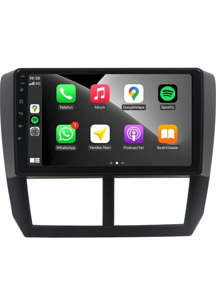 Subaru Forester - Araç Multimedya Ekran - 2gb 32GB - S - Black - 2008 - 2012 - 9 Inch - Hıgh Sound - Vsr