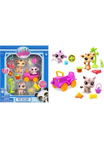 Nessiworld Littlest Pet Shop Minişler Safari Oyun Seti S1