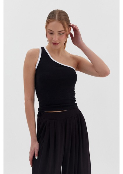 Tek Omuz Askılı Biyeli Bluz modelleri