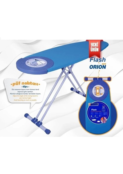 Ütü Masası Xxl (Kazanlı Ütüler Için)-Flash (New Orion)