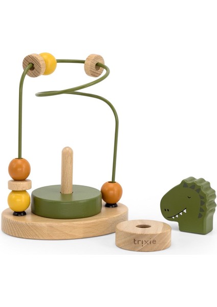 Trıxıe - Wooden Beads Maze-Mr. Dıno