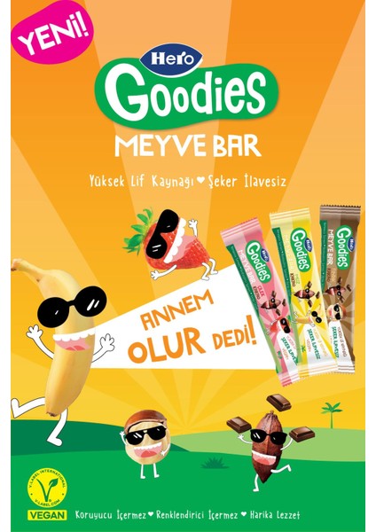 Fındık Kakao Meyve Bar 30g x 15