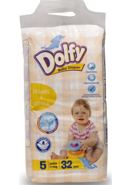 Bebek Bezi 5 Beden 32 Adet 11-18 kg