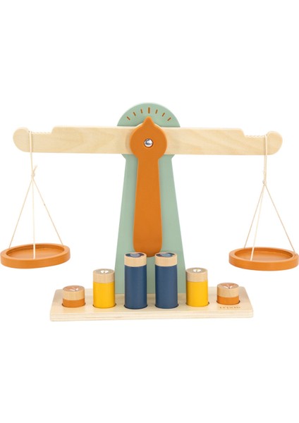 Trıxıe - Wooden Scale Wıth 6 Weıghts