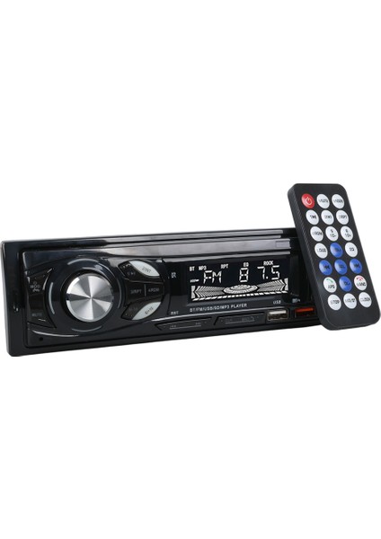 Carstar CS-107 Çift USB Sd Hafıza Kartı Fm Radyo Aux Bluetooth Araç Teyibi Kumandalı Oto Teyp 4X60 Watt Dijital modelleri