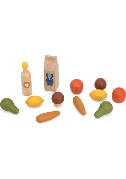 Trıxıe - Wooden Grocerıes Set
