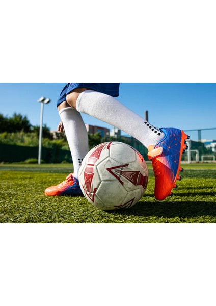 Uzun Tırnaklı Çocuklar Aşınmaya Dayanıklı Kaymaz Eğitim Futbol Ayakkabıları, Turuncu (Yurt Dışından) indirimleri