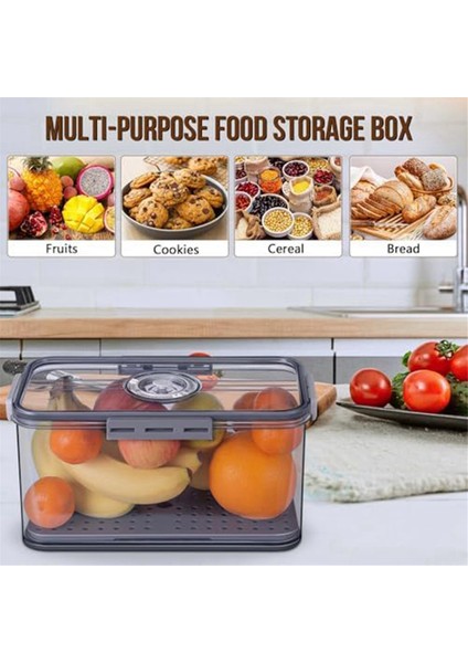 Ekmek Kutusu Mutfak Tezgahı Için Hava Geçirmez Ekmek Kutuları, Kapaklı Zaman Kayıtlı Ekmek Saklama Kabı, Ekmek Tutucu (Yurt Dışından) indirimleri