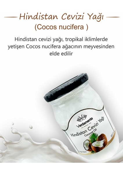 Doğal Soğuk Sıkım Hindistan Cevizi Yağı 300 gr fiyatları