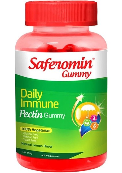 Gummy Daily Immune I-Max Limon Aromalı 60 Adet fiyatları