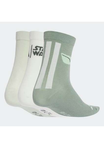 x Star Wars The Mandalorian Çocuk 3'lü Çorap (JG5809) fiyatları
