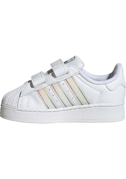 Superstar Bebek Beyaz Işıklı Spor Ayakkabı (JI0511)