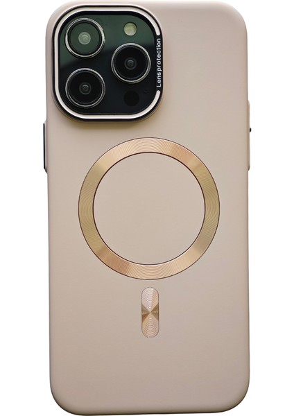 Apple iPhone 15 Pro Max Magsafe Uyumlu Mat Koruyucu Kılıf Tb-04