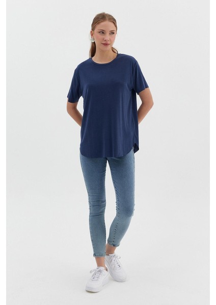 Modal Kesik Kollu Basic Tişört fiyatları