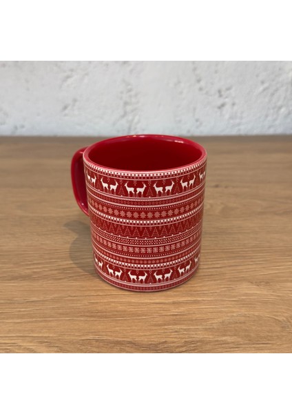Red Santa Yılbaşı Kulplu Bardak