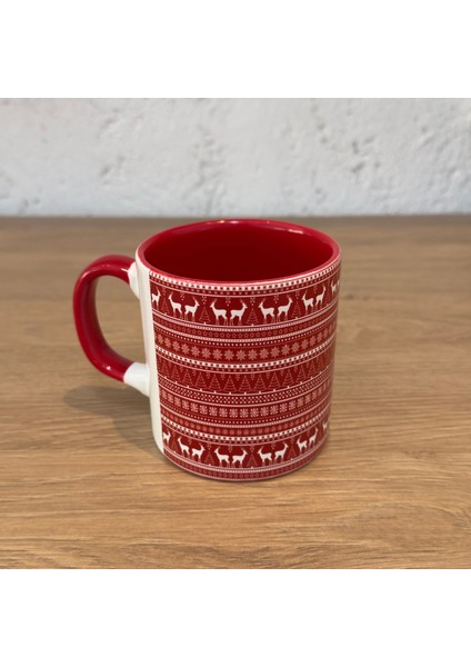Red Santa Yılbaşı Kulplu Bardak