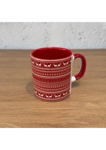 Red Santa Yılbaşı Kulplu Bardak
