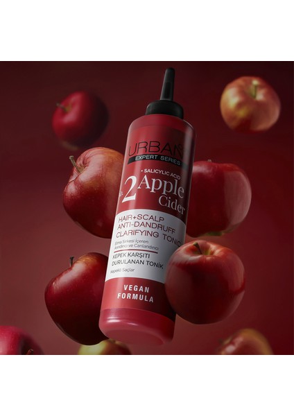 Expert Apple Cider Peeling Şampuan + Tonik + Şampuan 3'lü Set