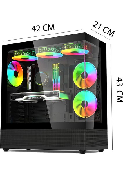 Nextgen R5-B-X I5 13400F 32GB Ddr5 1tb M.2 Nvme Rtx 4060TI 8gb 27" 200HZ 240MM Sıvı Soğutma Oyuncu Masaüstü Bilgisayarı