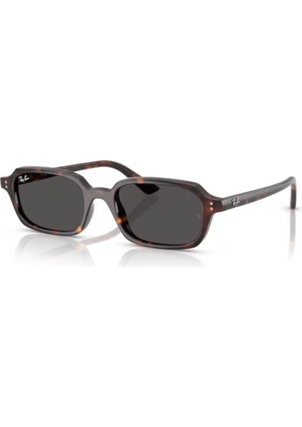 Rb 4455 135987 52 Zuri Unisex Yastık Kırçıllı Kahverengi Kemik Güneş Gözlüğü