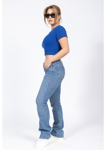Zra Bayan Ispanyol Paça Kot Pantolon 24Y Fy Denim