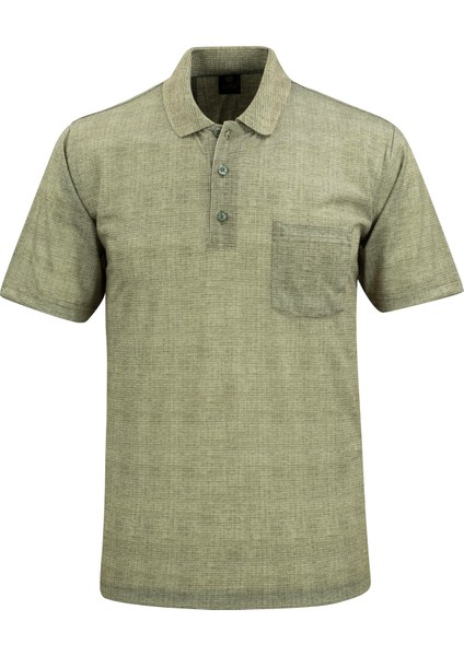 Erkek Polo Yaka Dijital Baskı Tişört - 5103