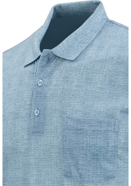 Erkek Polo Yaka Dijital Baskı Tişört - 5103 modelleri