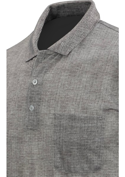 Erkek Polo Yaka Dijital Baskı Tişört - 5103