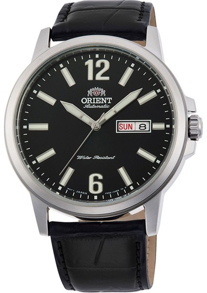 RA-AA0C04B39B Kurmalı Otomatik Deri Siyah 42 mm Erkek Kol Saati