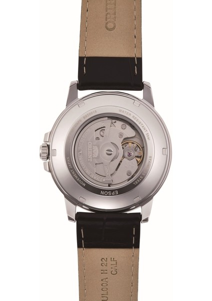 RA-AA0C04B39B Kurmalı Otomatik Deri Siyah 42 mm Erkek Kol Saati