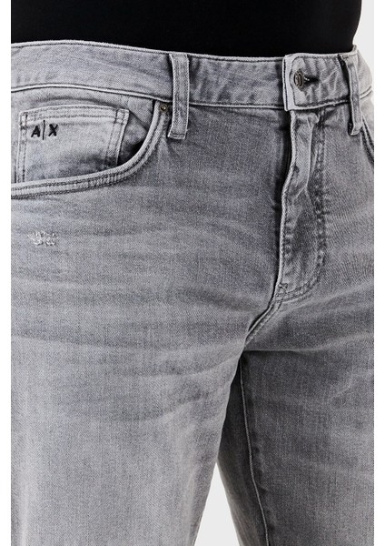 Streç Pamuklu Slim Fit Normal Bel Düz Paça Jeans Erkek Kot Pantolon XM000049 AF14656 M8088