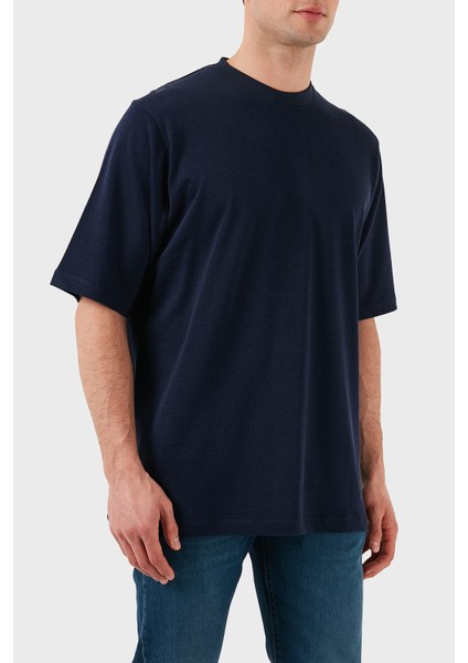Logo Baskılı Regular Fit Pamuklu Bisiklet Yaka T Shirt Erkek T Shirt S74GD1266 S21658 478 fırsatları