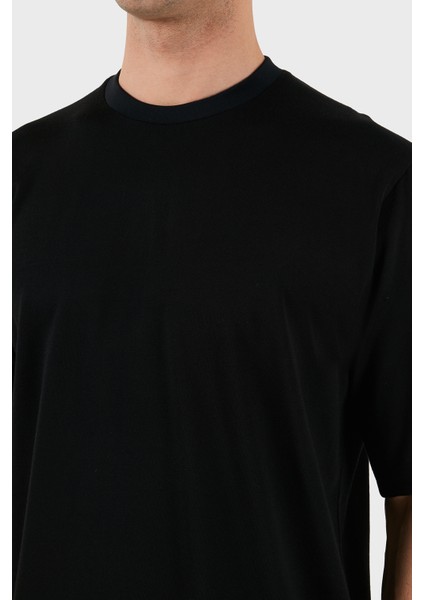 Logo Baskılı Regular Fit Pamuklu Bisiklet Yaka T Shirt Erkek T Shirt S74GD1266 S21658 900 indirimleri