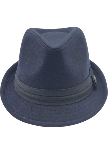 Uniquetrenders Kadın Lüks Trilby Kaşe Fötr Şapka