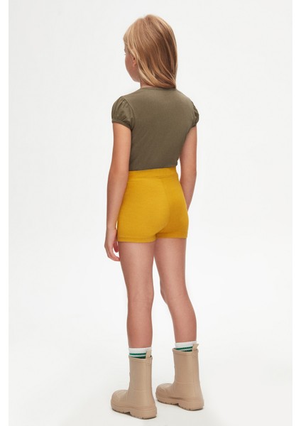 Hardal Basic Kız Çocuk Dans Şort modelleri