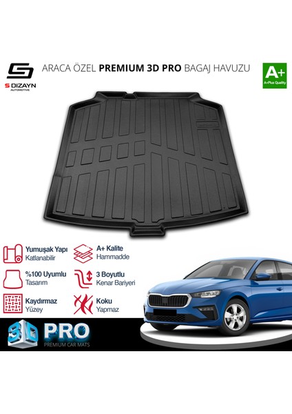Skoda Scala 3D Pro Bagaj Havuzu 2019 Üzeri