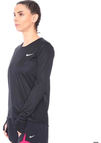 Miler Top Ls Kadın Siyah Koşu Uzun Kollu Tişört AJ8128-010 fiyatları
