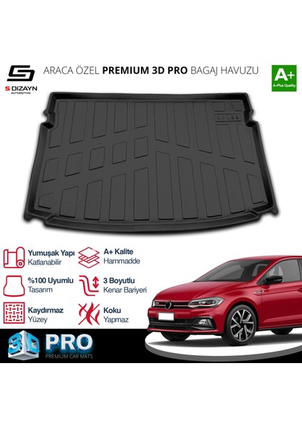 Vw Polo 3D Pro Bagaj Havuzu 2021 Üzeri