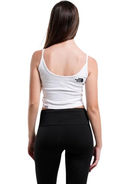 W Slim Crop Tank Kadın Beyaz T-Shirt modelleri